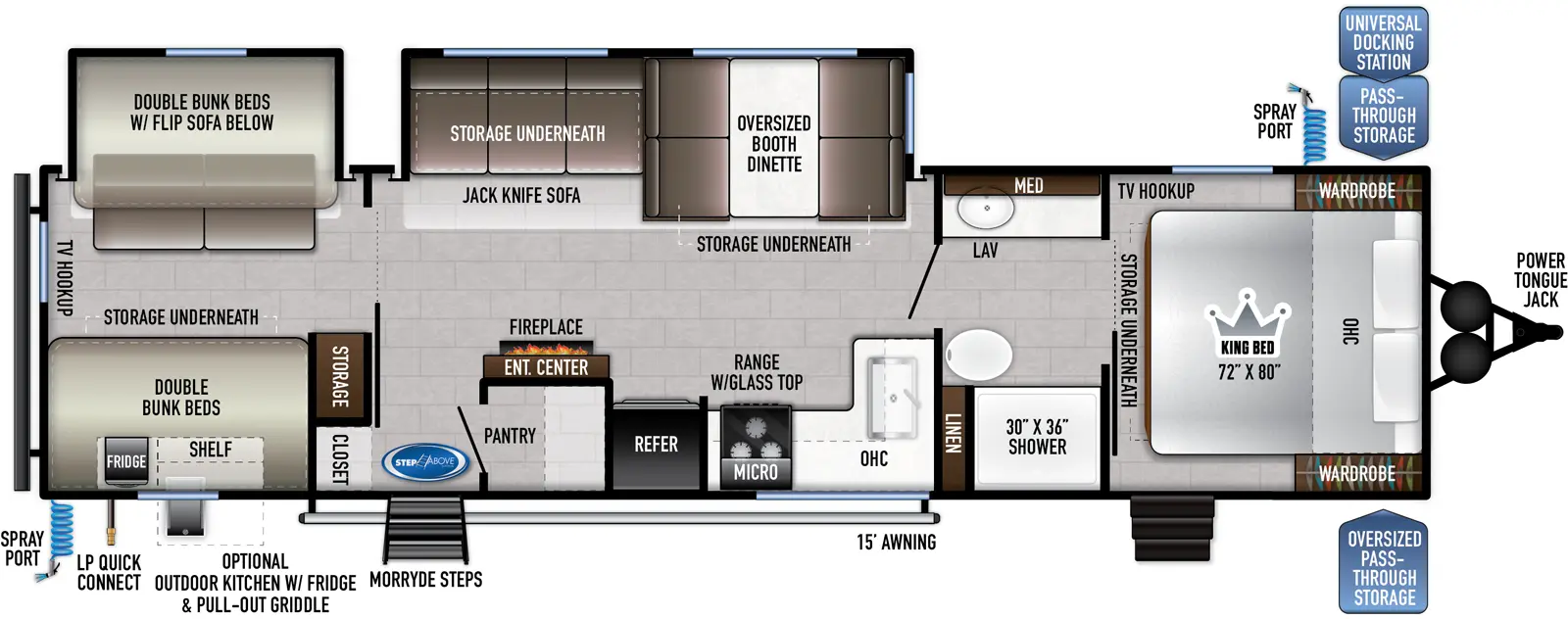 Della Terra 312BH Floorplan